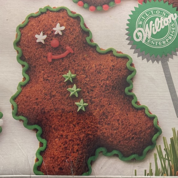 Wilton  - Vintage 1990 Aluminum GINGERBREAD BOY NOVELTY BAKING PAN - Picture 7 of 11